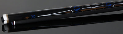 Becue Psyche 2 Carbon Fiber Play Cue with Walnut and Pearl White Inlays
