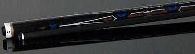 Becue Psyche 2 Carbon Fiber Play Cue with Walnut and Pearl White Inlays