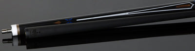 Becue Psyche 2 Carbon Fiber Play Cue with Walnut and Pearl White Inlays