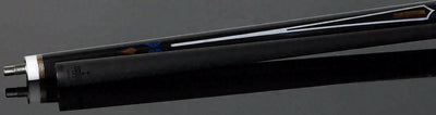 Becue Psyche 2 Carbon Fiber Play Cue with Walnut and Pearl White Inlays
