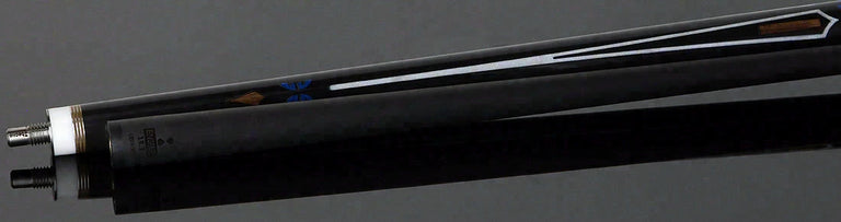 Becue Psyche 2 Carbon Fiber Play Cue with Walnut and Pearl White Inlays