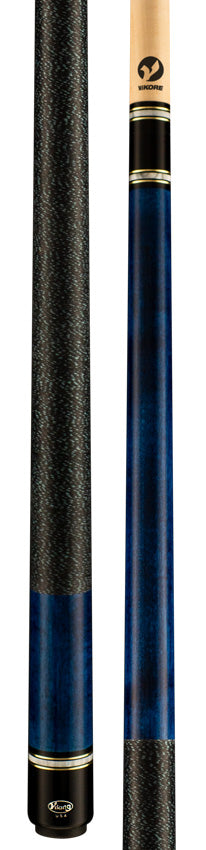 Viking ST0407 Storm Series Play Cue - Ocean Blue-Stained Maple