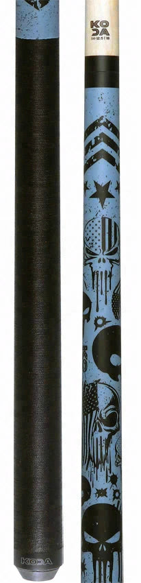 KODA Blue Graphic Pool Cue - KDV14BL
