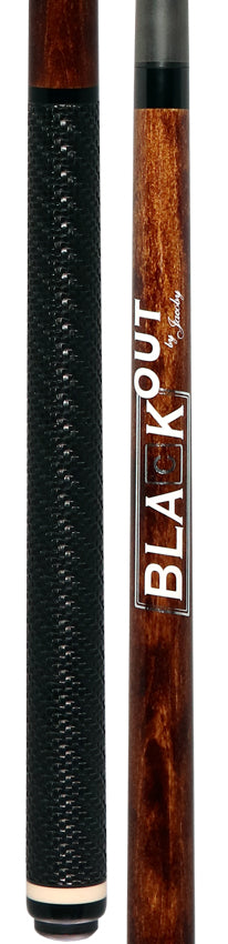 Jacoby BlaCkOut Brown with Wrap Carbon Fiber Straight Break Cue