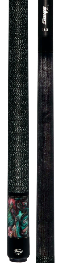 Viking Bedlam Series Smoke-Stained Maple with Galaxy Shimmer Pearl Play Cue with 12.5mm Siege Carbon Fiber Shaft