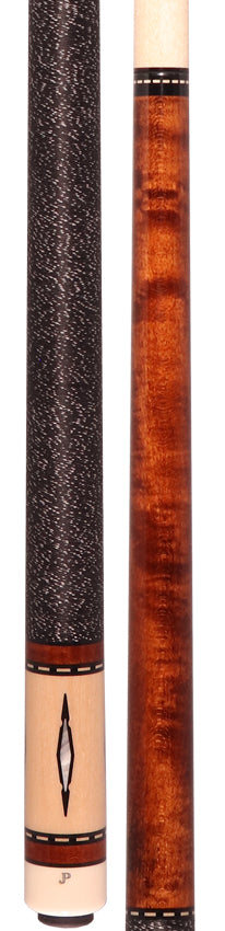Pechauer JP T Series Chestnut-Stained Maple Pool Cue with Linen Wrap