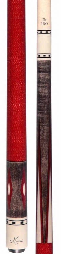 Meucci Economy Series 7 Red Pool Cue with Pro Shaft - EC7REDP