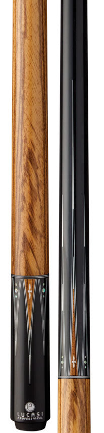 Lucasi Professional OD Series Zebrawood 10 Thread Play Cue