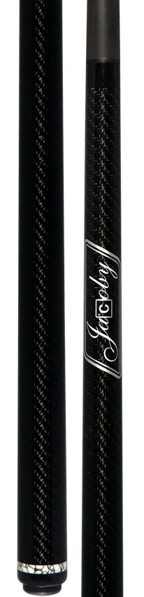 Jacoby Game Changer Series Carbon with White Buffalo Turquoise Ring Play Cue with 12.70mm Jacoby Black V4 Carbon Fiber Shaft