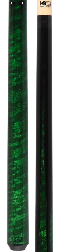 K2 Green Sneaky Pete Radial Pool Cue with 12.5mm Shaft - KLSPGN