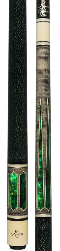 Meucci 2020 Cue - Grey - Green Pearl - Black/Green Wrap - Carbon Shaft