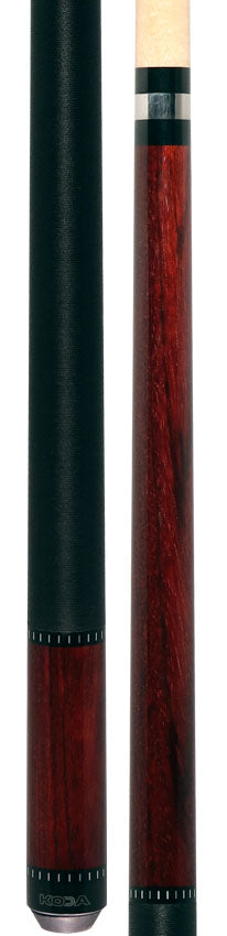 KODA Cocobolo-Stained Zebrawood Pool Cue with Linen Wrap