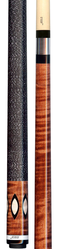 Joss Nutmeg-Stained Maple with Black and Maple Inlays Pool Cue - JC25944