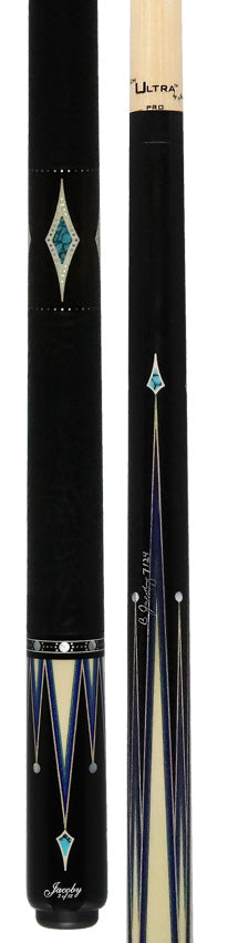 Jacoby 0917-52LWPUR Raven Purple Limited Cue With 12.75 Ultra Shaft and Leather Wrap