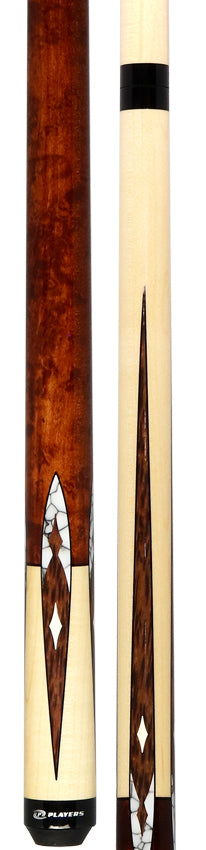 Players Maple with White Recon Wrapless Graphic Series Pool Cue - G4147