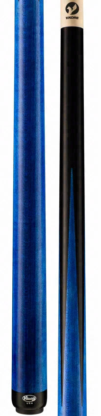 Viking Motore Series Midnight Black with 4 Blue Inlaid Points Play Cue - MT0117