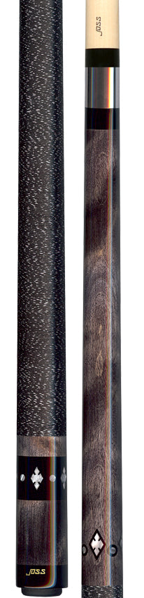 Joss Gray-Stained Maple with Pearl Diamond Inlays Pool Cue - JC20-22
