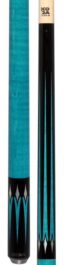 KODA Black with Teal Points Graphic No Wrap Play Cue