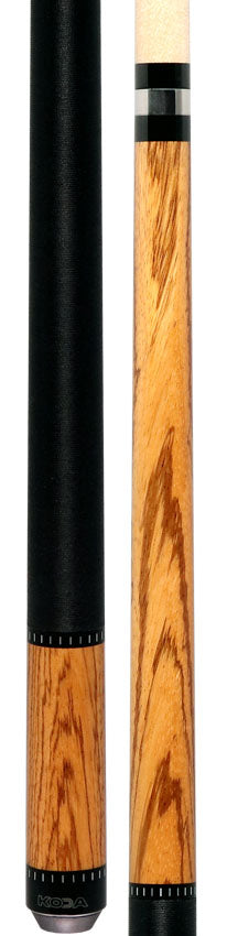KODA Zebrawood Pool Cue with Linen Wrap