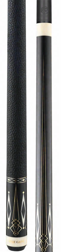 Predator Limited Edition Avant Garde Ebony Play Cue with Luxe Leather Wrap
