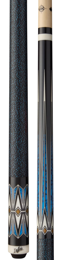 Dufferin Azure Wave Pool Cue with Linen Wrap