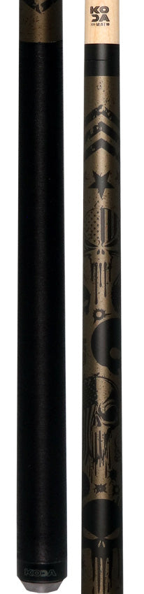 KODA Gunmetal Graphic Pool Cue - KDV14GM