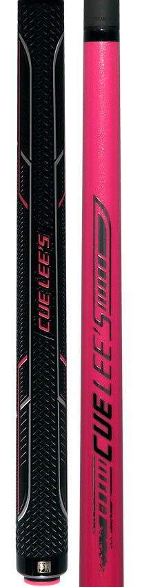 Cuelee's Metallic Pink Break Cue with Sport Grip - LS-BK04