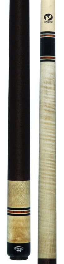 Viking OV0204 Ovaition Series Khaki-Stained Birdseye Pool Cue - Vikore Shaft