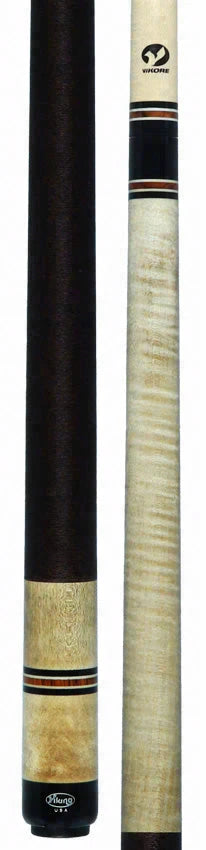 Viking Ovation Series Khaki-Stained Birdseye Play Cue with Vikore Shaft - OV0204