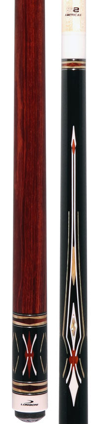 Longoni TP25C No Wrap Pool Cue with S2 American Shaft