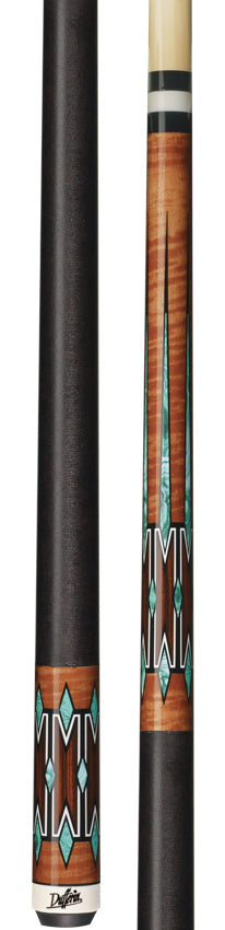 Dufferin Curly Maple and Green Malachite Play Cue - D-SE20