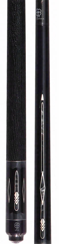 McDermott Limited Edition Black Knight Custom Pool Cue with Defy Carbon Shaft