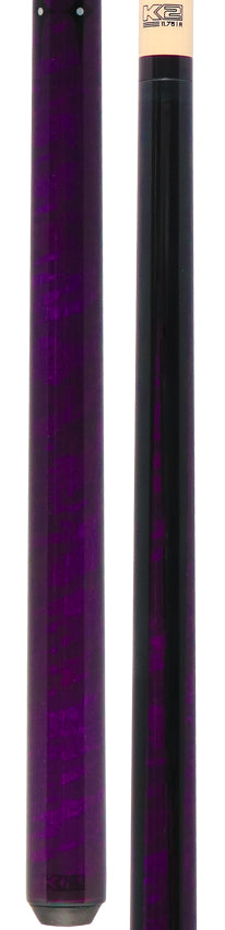 K2 Purple Sneaky Pete Radial Pool Cue with 12.5mm Shaft - KLSPPL