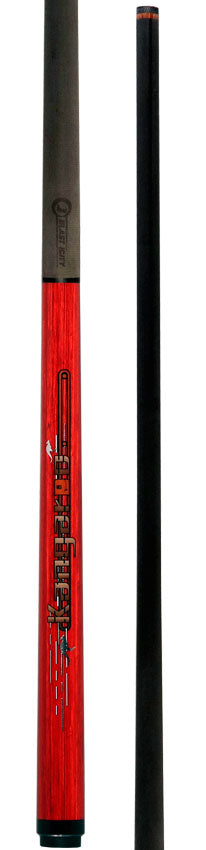Little Monster Red Kangaroo Jump Cue with Carbon Fiber Shaft