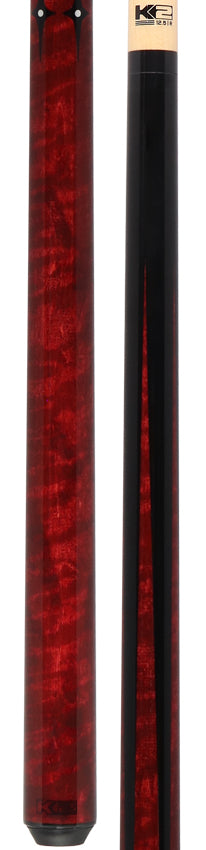 K2 Red Sneaky Pete Radial Pool Cue with 12.5mm Shaft - KLSPRD