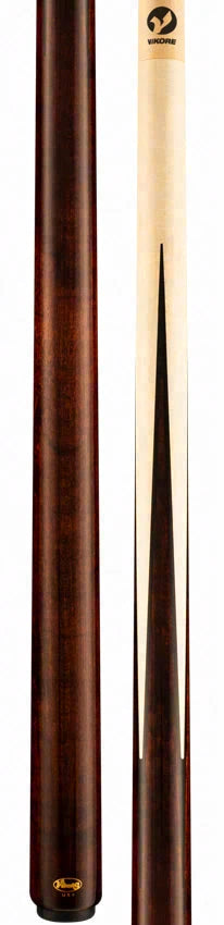 Viking Impero Series Coffee-Stained Maple with 4 Birdseye Maple Inlaid Points Play Cue - IM0205