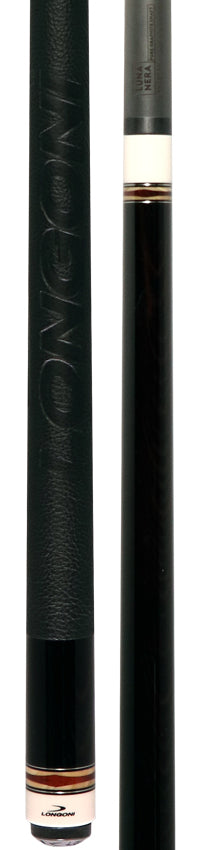 Longoni TPA25 Pool Cue with Luna Nera Shaft and Leather Wrap