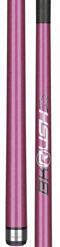 Predator BK RUSH No Wrap Break Cue - Pink and Silver
