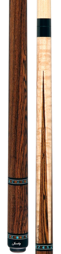 Jacoby HBV2 Series Birdseye Maple Points with Bocote Points No Wrap Pool Cue