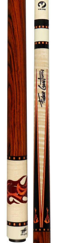 Fedor Gorst Autographed Paul Drexler Limited Edition Fire Cue By Viking