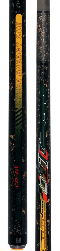 Little Monster Cyber Energy Fearless Green No Wrap Break/Jump Cue with Carbon Fiber Shaft