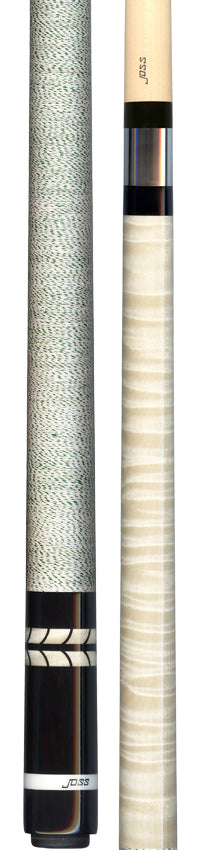 Joss Tiger Maple and Black with Maple Inlays Pool Cue - JC20-196