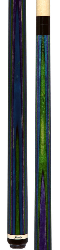 Jacoby Element Wind Cue Laminated Gray/Green/Blue - JACLAMWIND