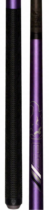 Bull Carbon Bull Breaker Powerhouse Purple Break Cue with Multi-Zone Sport Grip Wrap