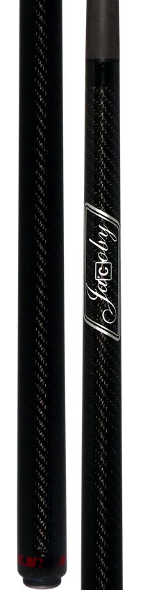 Jacoby Game Changer Series Carbon with Blood Jasper Ring Play Cue with 12.70mm Jacoby Black V4 Carbon Fiber Shaft
