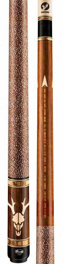 Viking Defender Series East Indian Rosewood with Birdseye Maple and Crosscut Zebrawood Inlays Play Cue - DF0600