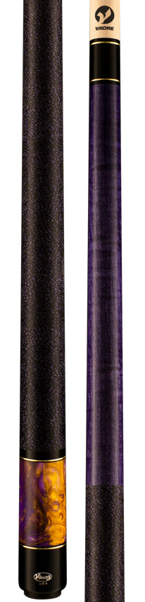 Viking BE0106 Bedlam Series Play Cue - Purple-Stained Maple with Purple Haze Pearl