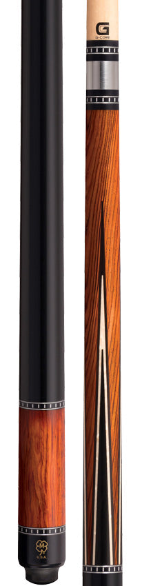 McDermott 50th Anniversary Series Cocobolo with Ebony Points Cue with G-Core Shaft and Commemorative 1x1 Case
