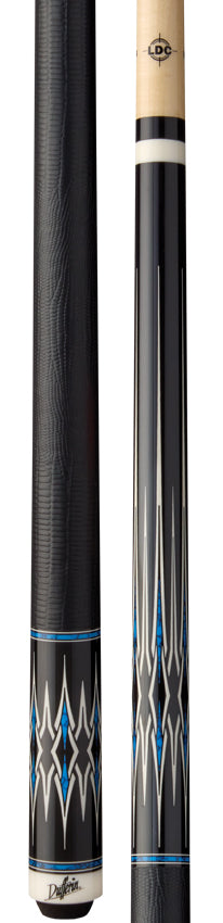 Dufferin Blue Ridge Pool Cue with Lizard Embossed Leather Wrap