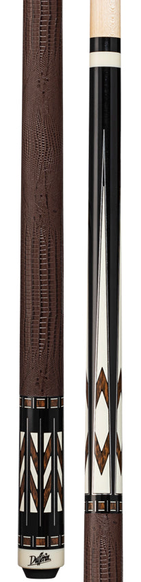 Dufferin Brown and Black with Leather Wrap Play Cue - D-SE52